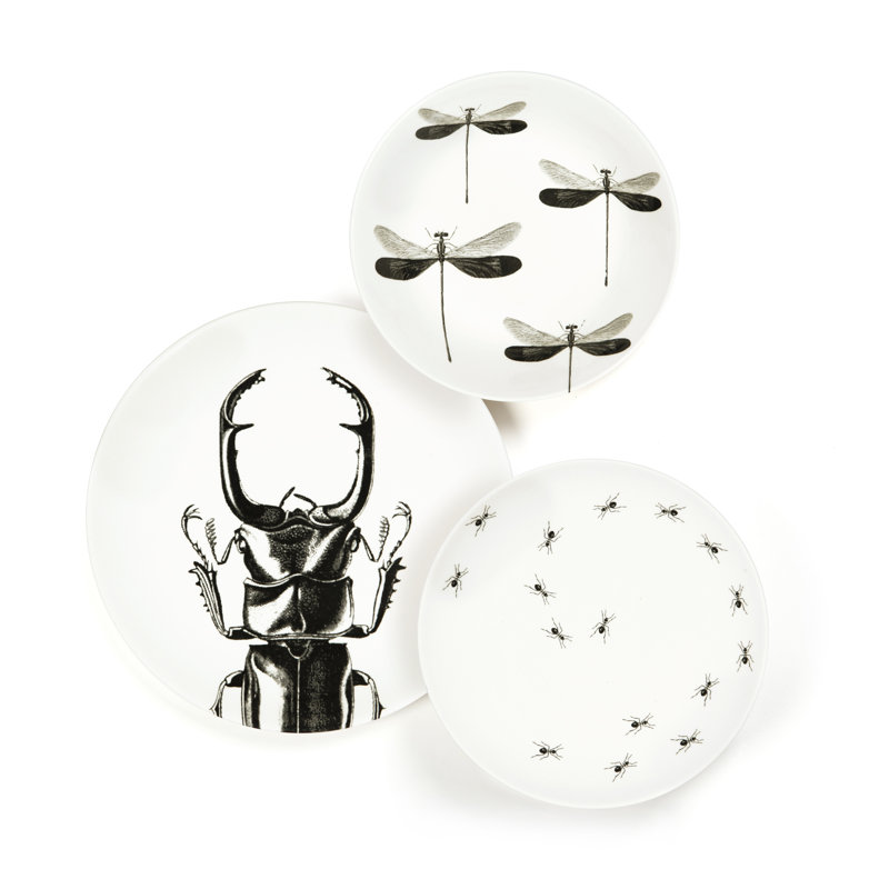 3 Piece Ceramic Dinnerware Set