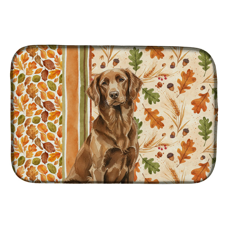 Tapis de séchage d'automne à poil plat Retriever Heirloom