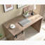 Bureau à domicile Bureau en noisette à une armoire et trois tablettes