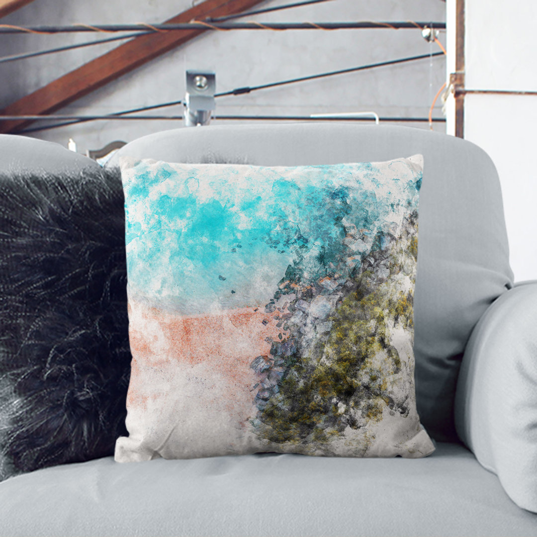 A Beach in Sydney Australia Cushion with Filling