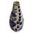 Home&Manor Ceramic Slim Vase White/Blue