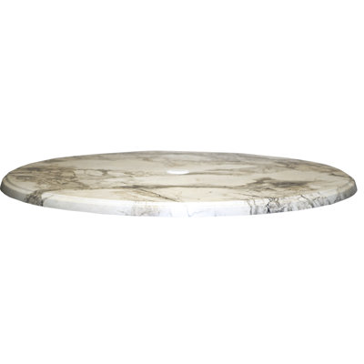 Grosfillex Molded Melamine Table Top With Umbrella Hole