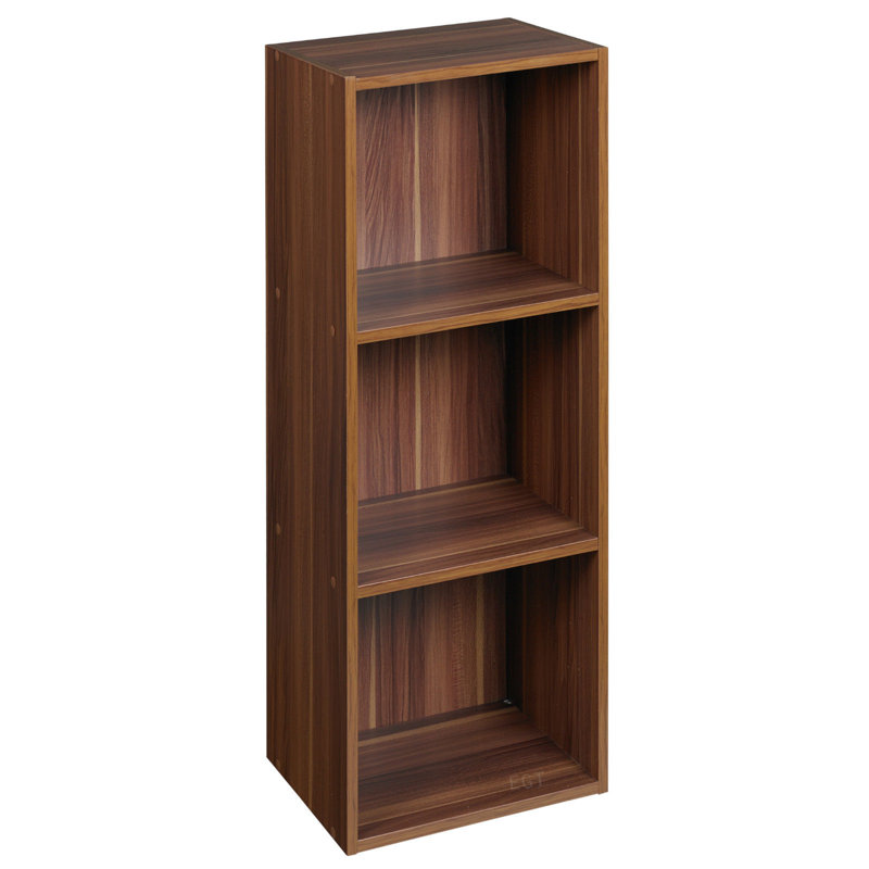 Jaidyn 76.2cm H x 76.2cm W Standard Bookcase, Individual, Teak