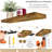 Sorbus Wall Mounted Floating Shelves for Wall Décor - Medium 16.25 Inch, 4 Pack, Walnut-508345521