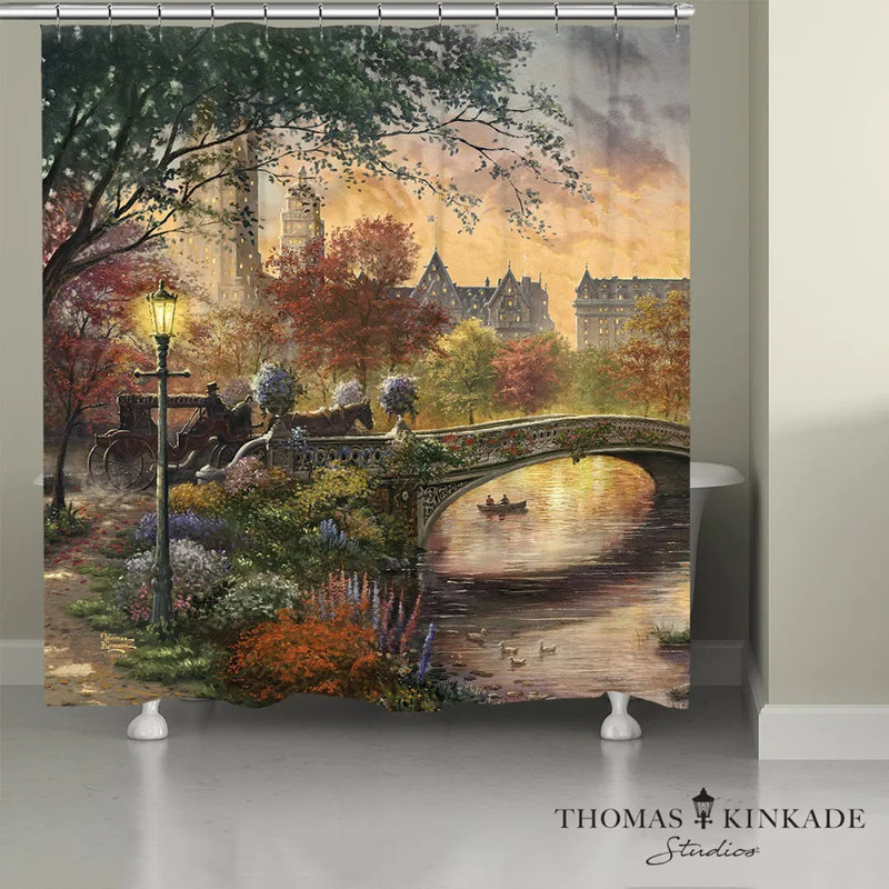Rideau de douche Thomas Kinkade Autumn in New York