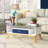 Levi Glass Top Single Coffee Table-25226370