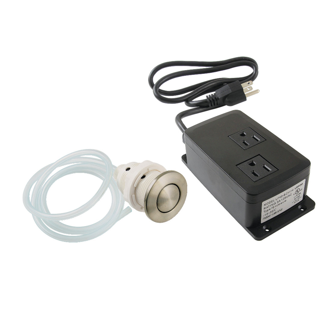 Kingston Brass Trimscape Dual Outlet Garbage Disposal Air Switch Kit Kingston Brass