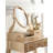 Ashley Wood Make-Up Vanity Table And Stool Set, Ashley Wood Makeup Vanity Table And Stool Set-1091082762