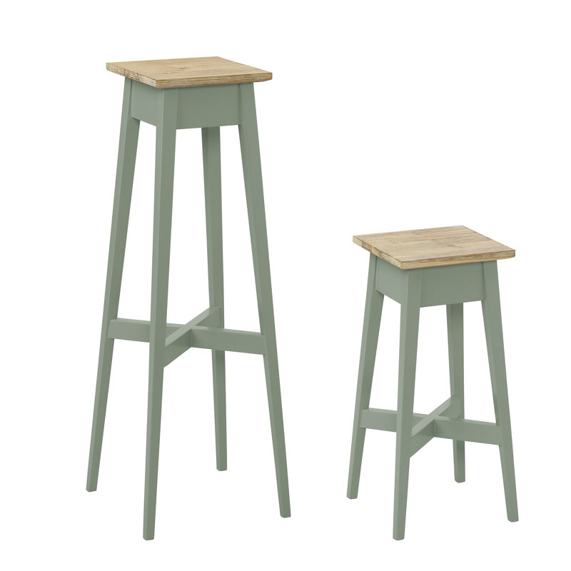 Plant Stand - Set of 2, Sage Green
