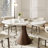 Stone Round Boydton With 4/6 Premium Solid Wood Leather Upholstered Dining Chairs For Kitchen/Dining Room-1663682360-1663682359-1663007668