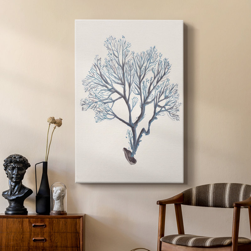 Indigo Reef III - galerie sur mesure, H 18 po x l 12 po
