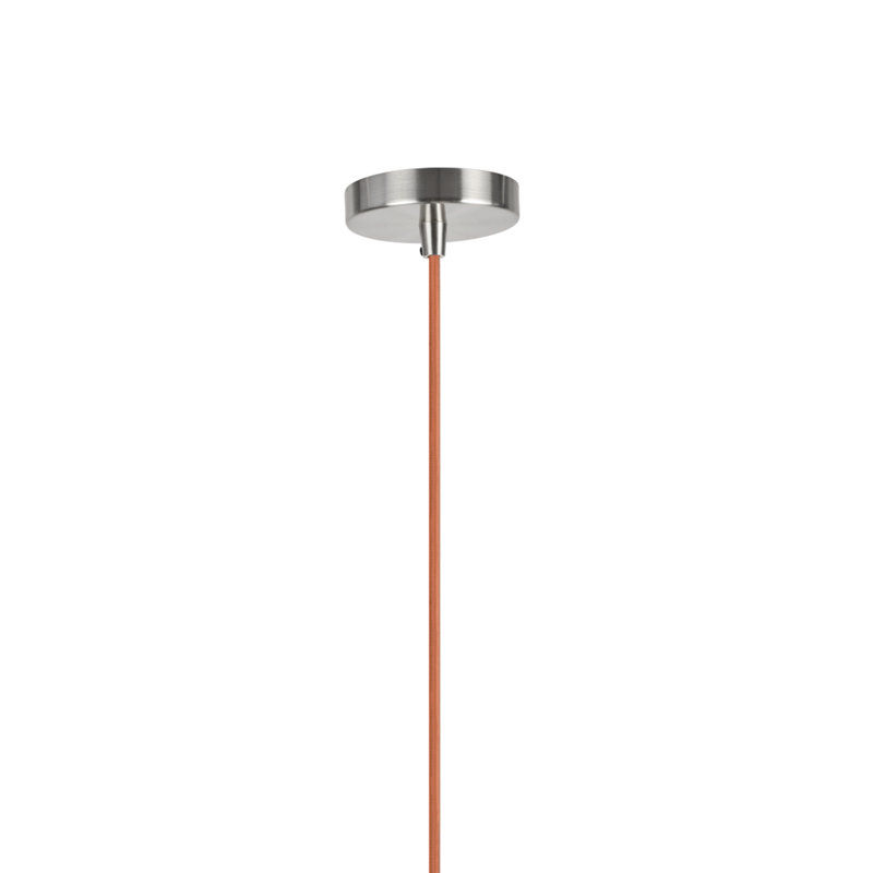 Kaylien 1 - Light Single Pendant, Orange, 12.5: H x 6" W x 6" D