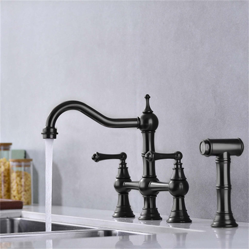 Red Cloud Pull Out Kitchen Faucet, Matte Black