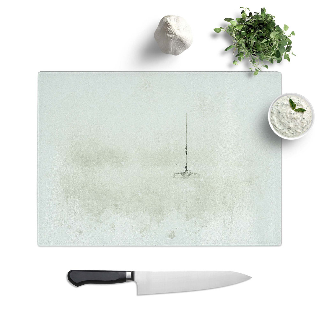 Tempered Glass Trimaran Boat in Austria in Abstract Chopping Board