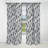 Black And White Optical Illusion Striped Pattern - Stripped Blackout Curtain - 1 Panels-107546906