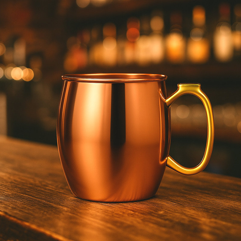 Tasse Moscow Mule | Cuivre plaqué | 22 oz