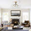 4 - Light Clear Glass Semi Flush Mount-2033074213