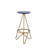 Melster 30" Modern Industrial Metal Backless Circular Bar Stool-1062454573