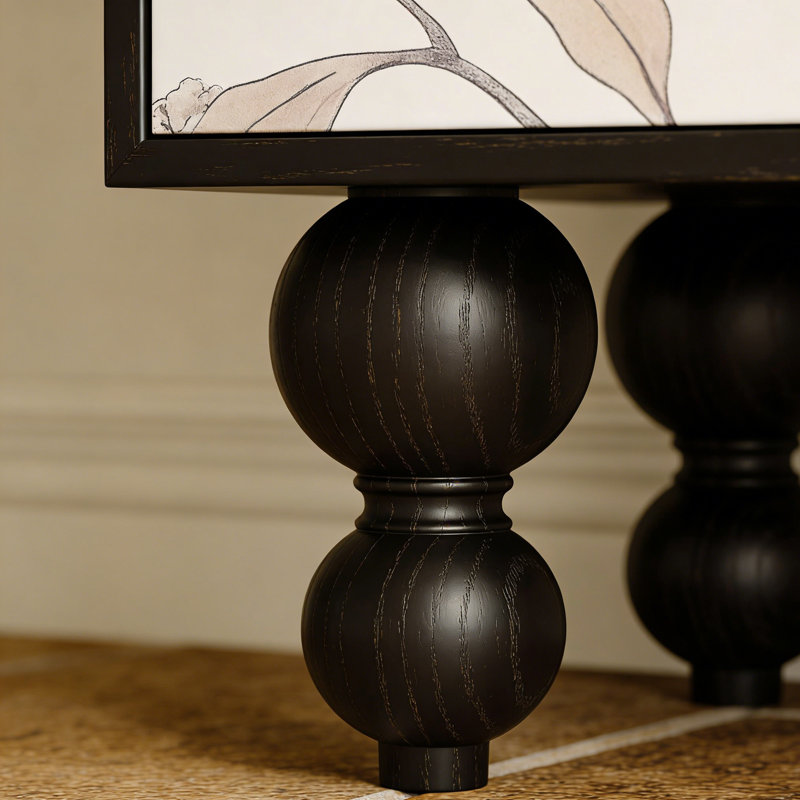 Armoire d'appoint de style médiéval américain