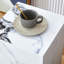 Table basse compacte en panneau de fibres à densité moyenne: 11,81 po x 11,81 po x 19,69 po, table d'appoint à texture élégante