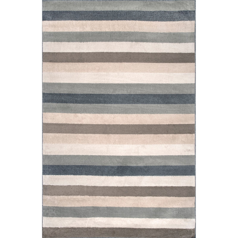 Tapis beige / gris Kirsten, Rectangle 5 pi x 8 pi