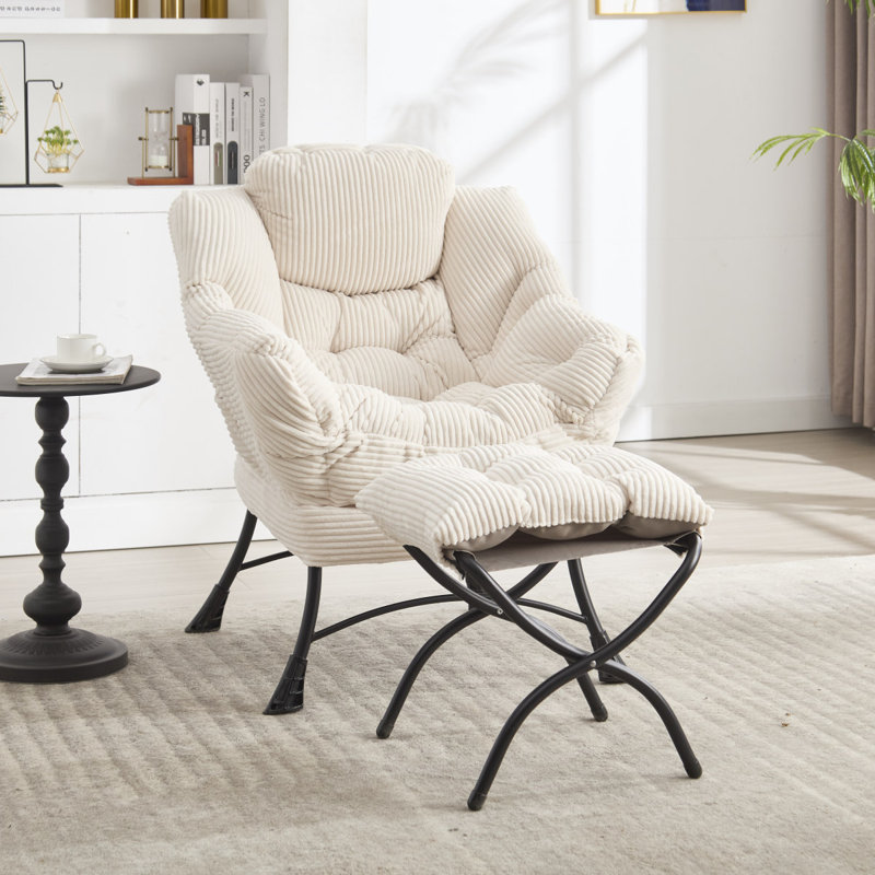 Fauteuil Lazy, Blanc