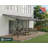 Palram - Canopia Sierra 24' W x 9' 7" D Polycarbonate Aluminum Stationary Patio Awning Gray-84725905