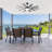 60 Inch Ceiling Fan With Light And Remote ,Indoor/Outdoor Large Fan With Remote , 10-Blade Fan For Patios