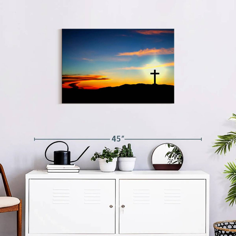 Adella Cross Silhouette, 20" H x 30" W