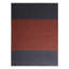 Light Between Wool Striped Area Rug in Indigo/Red-42971611