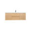 Ensemble de meuble-lavabo mural simple de 59,5 po Polychronis-844189924