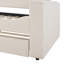 Lit de jour rembourré avec accoudoirs de rangement, lit gigogne et système audio Bluetooth, molleton Teddy-877459856-877459858