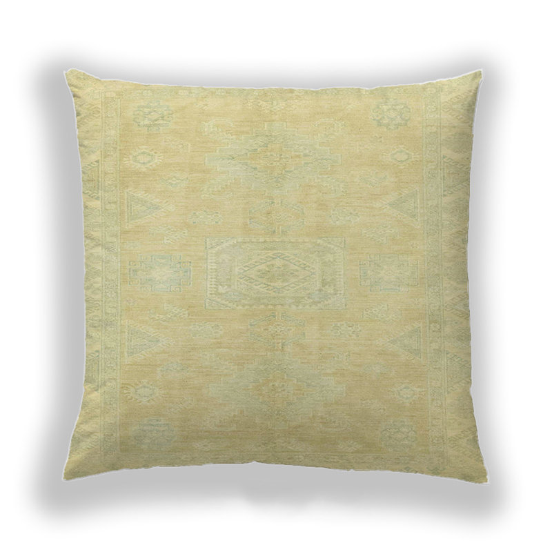 Coussin décoratif abstrait 2434, Microsuède
