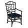 Chaise avec accoudoirs Chippendale