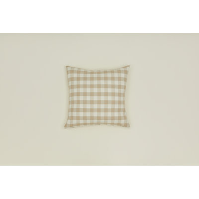 Essential Gingham Cotton Throw Pillow