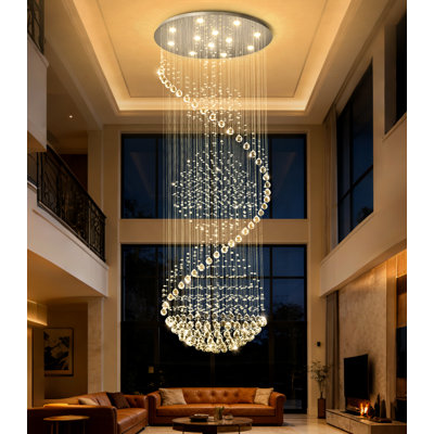 Lustre en cristal moderne Glam