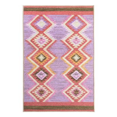 Rhapsody Spice Machine Printed Washable Rug