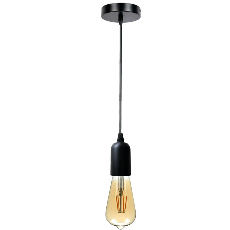 Aniston 1 - Light Bulb Pendant, Black