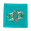 Serviette de cocktail en satin de coton à motif zébré-122609857