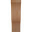 Attelle de genou lisse Funston, l 3 1/2 po x P 8 po x H 12 po, cèdre rouge de l'Ouest-1803675980-1812888343-1812888344