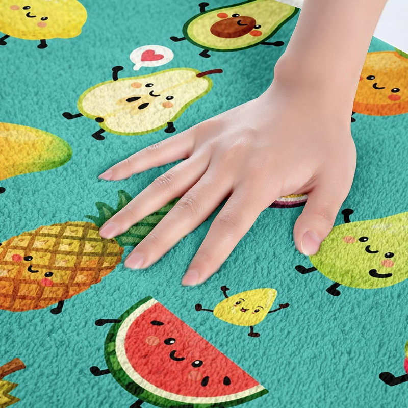 Tapis de bain Kawaii 16 po x 24 po, 16" W x Does Not Apply" L