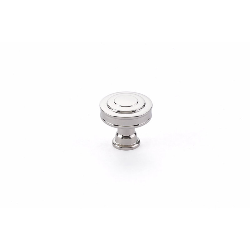 Glendon Round Knob, Polished Nickel, 1.25''