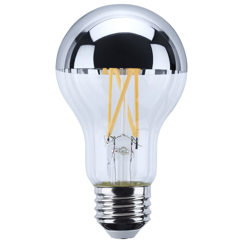 A19 DEL à culot moyen 2700K CCT Silver Crown remplacement de 100 watts, 1000 lumens, Gris / transparent, 12 W