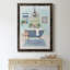 «Blue Bath I», peinture sur toile encadrée-61336669-61336672