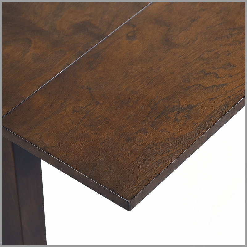 Table de salle à manger extensible de 29 à 45 po pour 4 personnes, table de cuisine pliante avec pieds en bois d'hévéa, table de salle à manger peu encombrante pour le salon, la cuisine, la salle à manger et le petit espace (table seulement)
