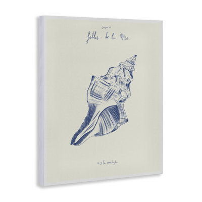 Filles De La Mer Conch Shell Canvas, design by 1x