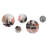 Pink Black Minimalims Fludity II - Minimalism Metal Wall Décor