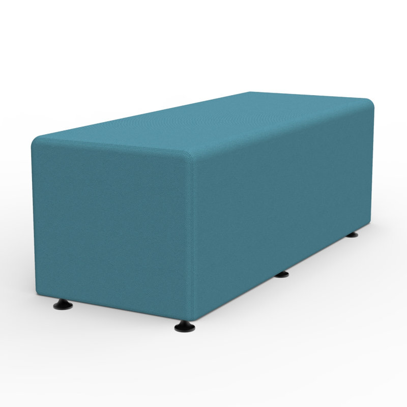 Sièges rectangulaires souples, H 16 po x l 48 po x P 19 po, Bleu clair
