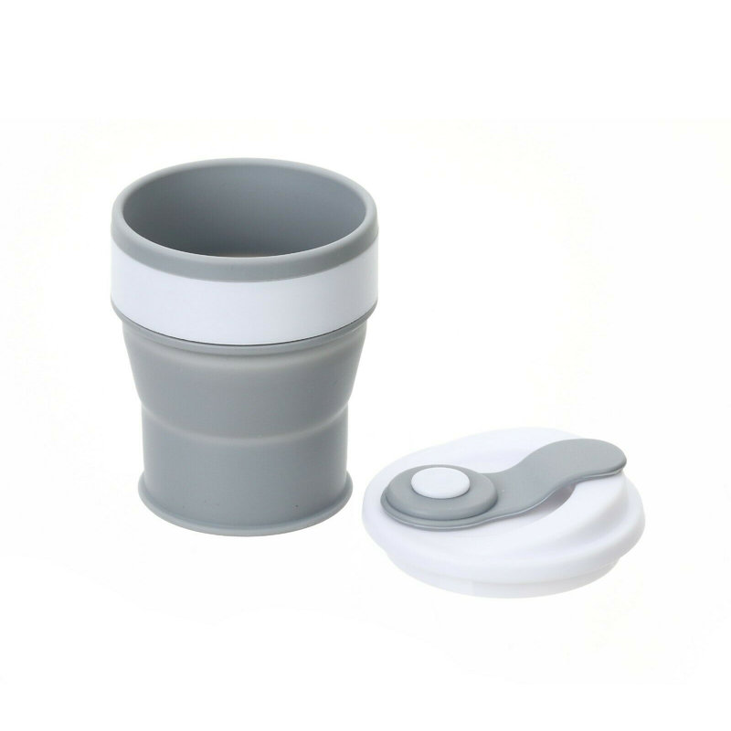 Bouteille d'eau incassable, Gris, Ensemble de 3, 12 oz