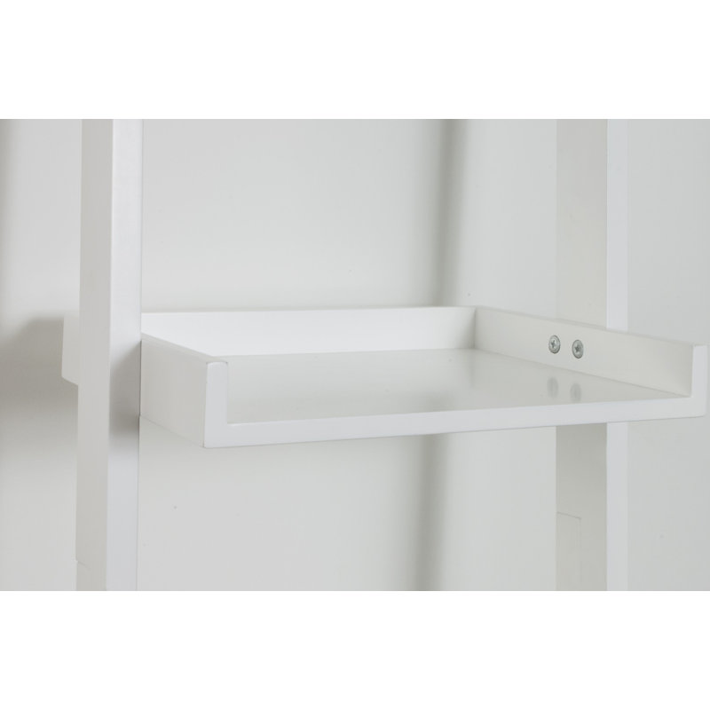 Shamus 180cm H x 36cm W Ladder Bookcase